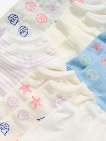 Old Navy Ankle Socks 6-Pack for Women - Seashell in Kuwait