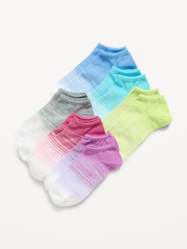 Old Navy Ankle Socks 6-Pack for Women - Cool Ombré in Kuwait