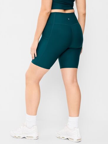 Old Navy High-Waisted PowerSoft Biker Shorts -- 8-inch inseam - Jet Stream in Saudi Arabia