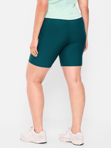 Old Navy High-Waisted PowerSoft Biker Shorts -- 8-inch inseam - Jet Stream in Saudi Arabia
