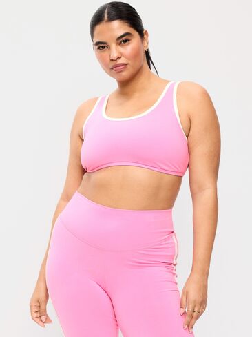 Old Navy Light Support PowerChill Sports Bra - ELECTRIC PEONY in Saudi Arabia