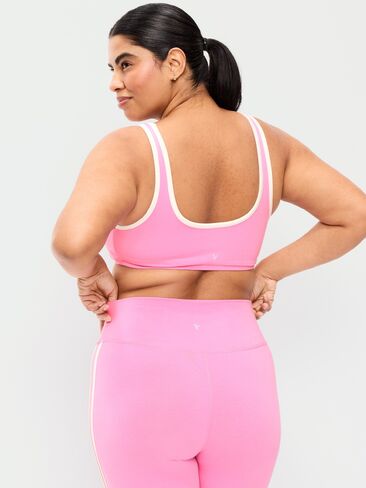 Old Navy Light Support PowerChill Sports Bra - ELECTRIC PEONY in Saudi Arabia