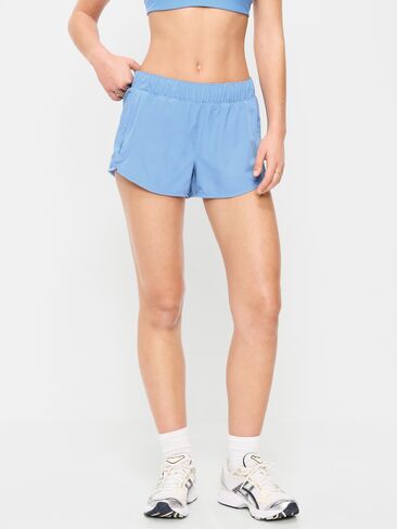 شورت Old Navy متوسط ​​الارتفاع StretchTech Run -- درزة داخلية 3 بوصة - مصوغة ​​بطريقة in Saudi Arabia