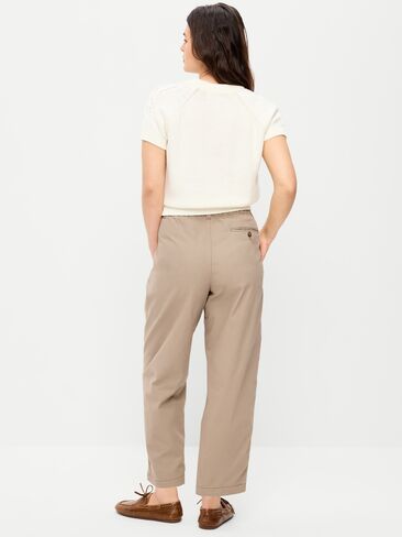 Old Navy High-Waisted OGC Chino Tapered Straight Pants - Toasted Almond in Saudi Arabia