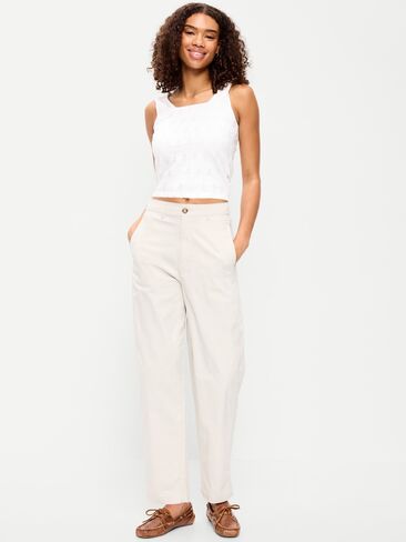 بنطال OGC تشينو مستدق بخصر عالٍ من Old Navy - Wish Bone in Saudi Arabia