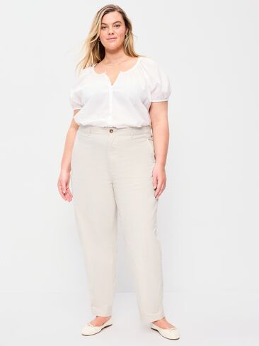 بنطال OGC تشينو مستدق بخصر عالٍ من Old Navy - Wish Bone in Saudi Arabia