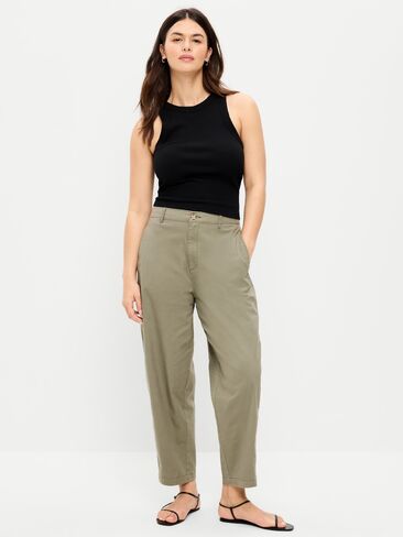 Old Navy High-Waisted OGC Chino Tapered Straight Pants - Stone Wall in Saudi Arabia