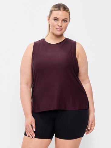 قميص بدون أكمام Old Navy CloudMotion - بني داكن in Saudi Arabia