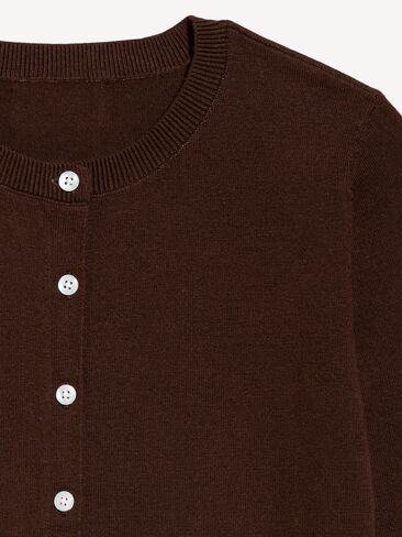 Old Navy SoSoft Lite Cropped Crew-Neck Cardigan - Earthen in Saudi Arabia