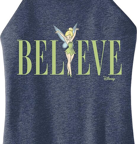 Disney Tinker Bell - Believe - Juniors High Neck Tank Top in Saudi Arabia
