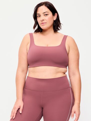 Old Navy Light Support Studioحمالة صدر رياضية ناعمة برقبة مربعة - ROSETTE in Saudi Arabia