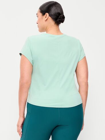 Old Navy StudioSmooth Short-Sleeve Base Layer Top - Enchant Mint in Saudi Arabia