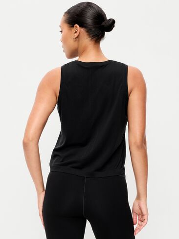 Old Navy Fluid Seamless Loose Tank Top - Black Jack in Saudi Arabia