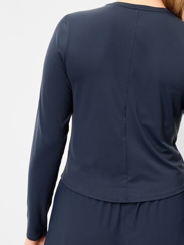 Old Navy StudioSmooth Long-Sleeve Base Layer Top - Dusk Navy in Saudi Arabia