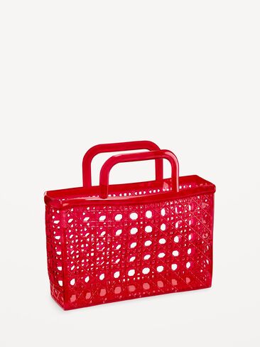Old Navy Jelly Mini Tote - Red in Saudi Arabia