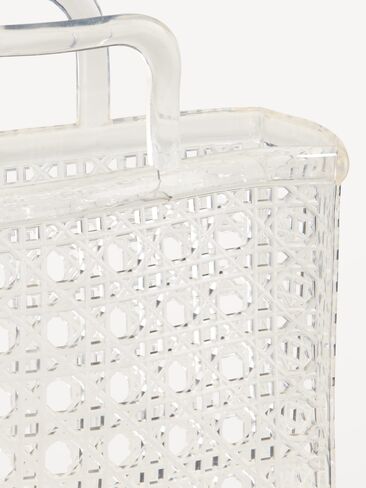 Old Navy Jelly Mini Tote - Clear in Saudi Arabia