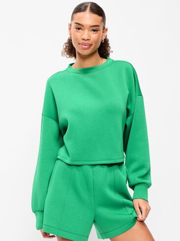 سويت شيرت قصير من الصوف ذو رقبة دائرية من Old Navy Bounce - GREEN MANGROVE in Saudi Arabia