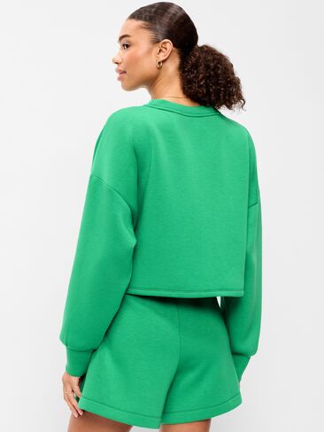 سويت شيرت قصير من الصوف ذو رقبة دائرية من Old Navy Bounce - GREEN MANGROVE in Saudi Arabia