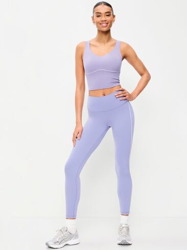 Old Navy High-Waisted StudioSmooth 7/8 Side-Striped Leggings - Lunar Path in Saudi Arabia