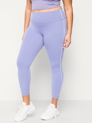 Old Navy High-Waisted StudioSmooth 7/8 Side-Striped Leggings - Lunar Path in Saudi Arabia