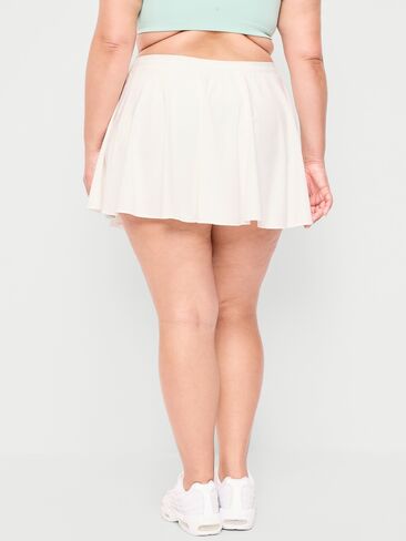 Old Navy Extra High-Waisted Stretch Woven Swing Skort - Magnolia in Saudi Arabia
