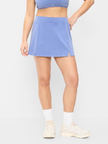 Old Navy High-Waisted PowerChill Skort - Lobelia Blue in Saudi Arabia