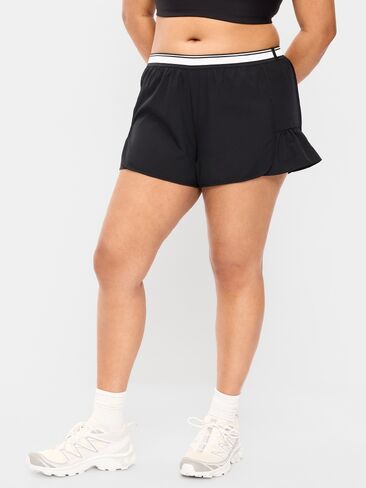 Old Navy Mid-Rise StretchTech Run Shorts -- 3-inch inseam - Black Jack in Saudi Arabia