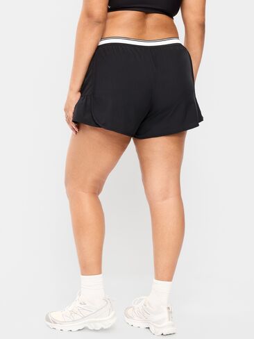 Old Navy Mid-Rise StretchTech Run Shorts -- 3-inch inseam - Black Jack in Saudi Arabia