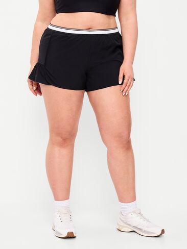 Old Navy Mid-Rise StretchTech Run Shorts -- 3-inch inseam - Black Jack in Saudi Arabia