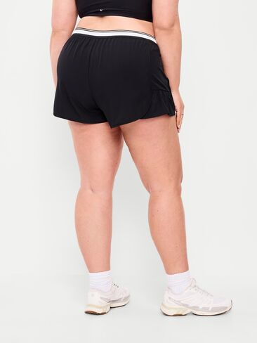 Old Navy Mid-Rise StretchTech Run Shorts -- 3-inch inseam - Black Jack in Saudi Arabia