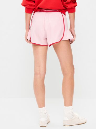 شورت Old Navy متوسط ​​الارتفاع StretchTech Run -- درزة داخلية 3 بوصة - FAIRYTALE ROSE in Kuwait