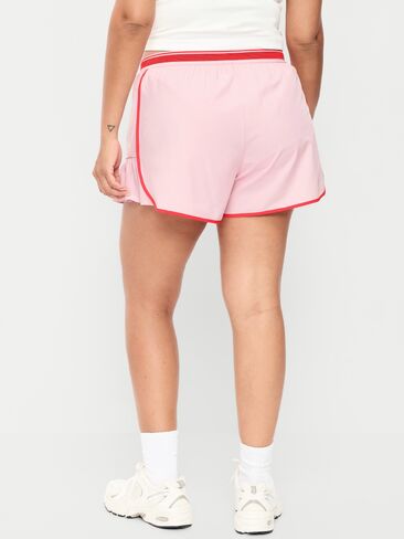 شورت Old Navy متوسط ​​الارتفاع StretchTech Run -- درزة داخلية 3 بوصة - FAIRYTALE ROSE in Kuwait