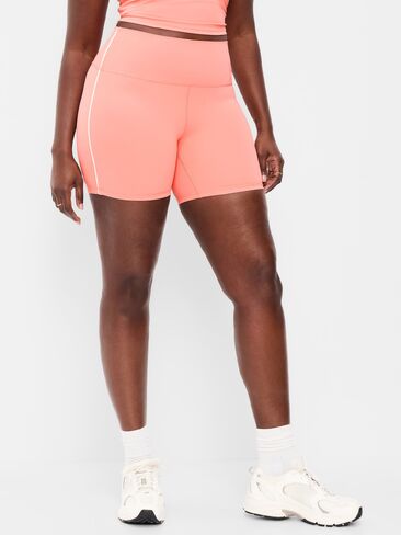Old Navy شورت عالي الخصر StudioSmooth Biker -- درزة داخلية 6 بوصة - Coho Salmon in Saudi Arabia