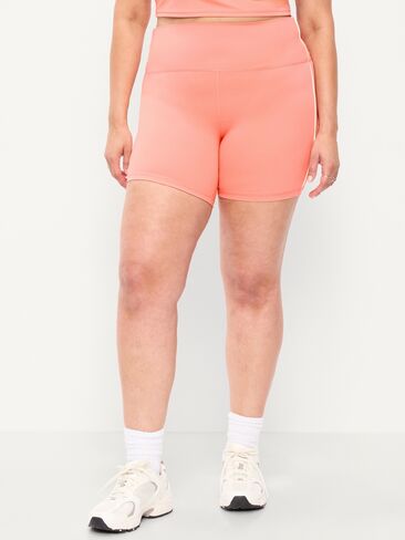 Old Navy شورت عالي الخصر StudioSmooth Biker -- درزة داخلية 6 بوصة - Coho Salmon in Saudi Arabia