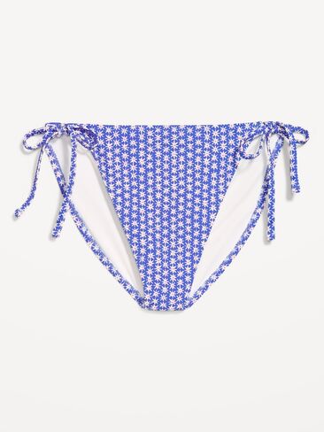 Old Navy Pique String Bikini Swim Bottoms - Blue Ditsy Floral in Saudi Arabia