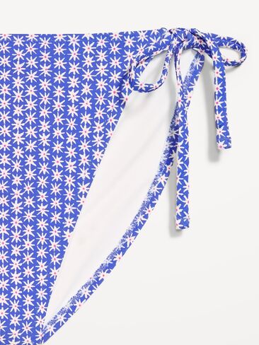 Old Navy Pique String Bikini Swim Bottoms - Blue Ditsy Floral in Saudi Arabia