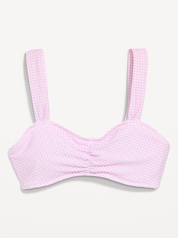 Old Navy Cinched Swim Top - Purple Gingham in Saudi Arabia