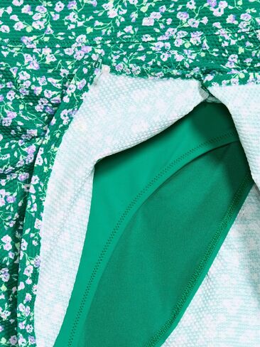 Old Navy High-Waisted Textured Swim Skirt - Green Floral in Saudi Arabia