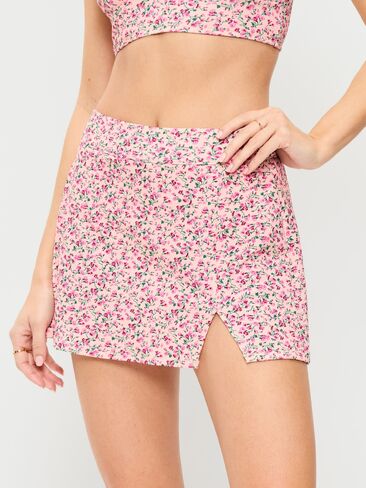 Old Navy High-Waisted Textured Swim Skirt - Pink Floral in Saudi Arabia