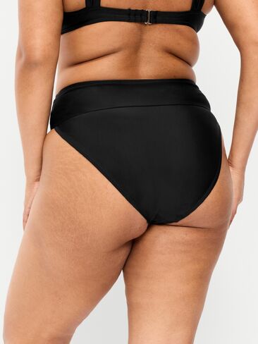 Old Navy High-Waisted Cinched Bikini Swim Bottoms - Black Jack in Saudi Arabia
