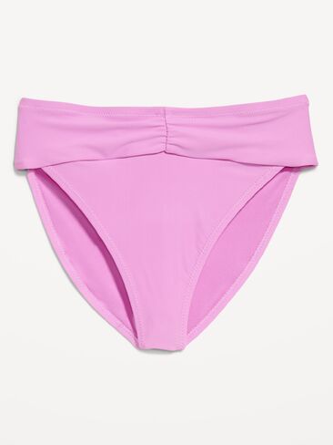 Old Navy High-Waisted Cinched Bikini Swim Bottoms - Rock Rose in Saudi Arabia