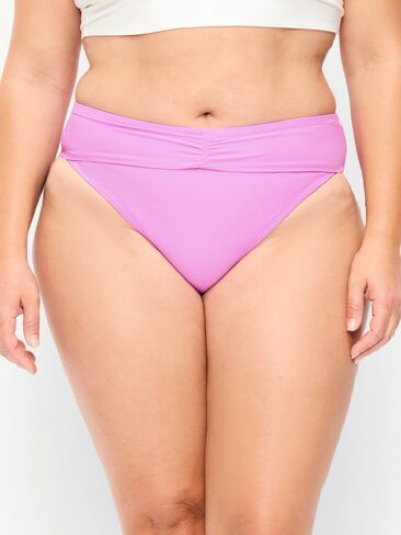 Old Navy High-Waisted Cinched Bikini Swim Bottoms - Rock Rose in Saudi Arabia