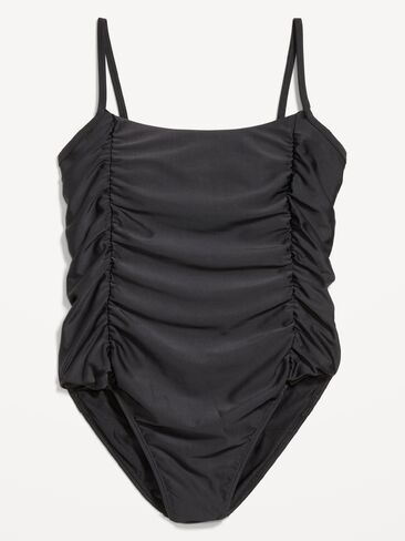 Old Navy Ruched One-Piece Swimsuit - Black Jack in Saudi Arabia