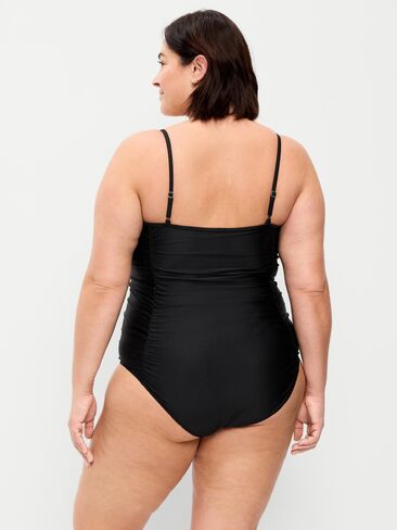 Old Navy Ruched One-Piece Swimsuit - Black Jack in Saudi Arabia