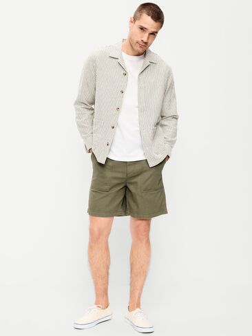 Old Navy 90's Loose Shorts -- 7-inch inseam - Dill Caper in Saudi Arabia