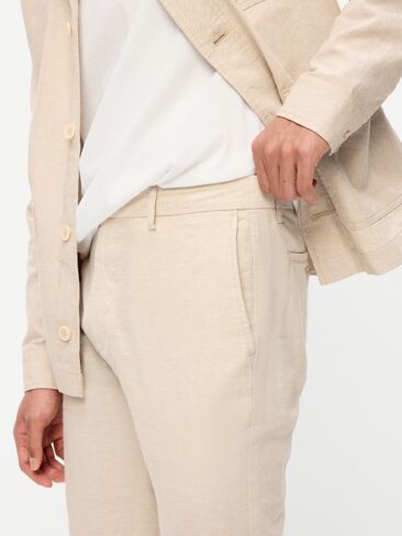 Old Navy 90's Straight-Fit Linen-Blend Dress Pants - A Stone's Throw in Saudi Arabia