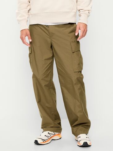 بنطال Old Navy Vintage فضفاض Tech Cargo - زيتوني متجمد in Saudi Arabia