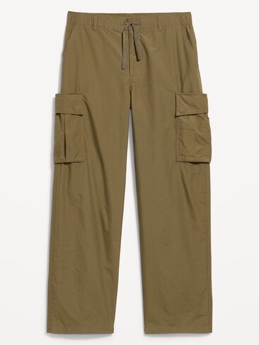 بنطال Old Navy Vintage فضفاض Tech Cargo - زيتوني متجمد in Saudi Arabia
