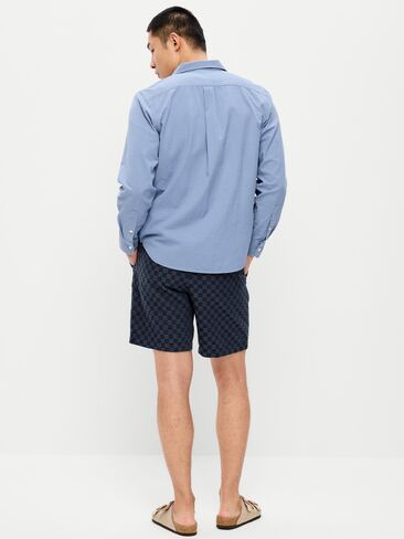 Old Navy Textured-Knit Jogger Shorts -- 7-inch inseam - Navy Blue in Saudi Arabia