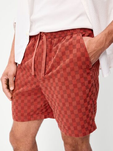 Old Navy Textured-Knit Jogger Shorts -- 7-inch inseam - RUSSET MOON in Saudi Arabia